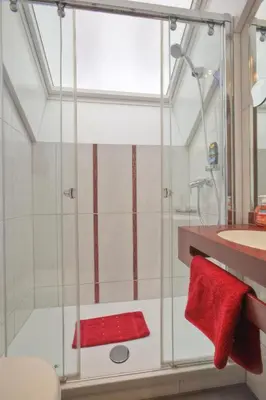 Ein Badezimmer in der Unterkunft Hotel Condor