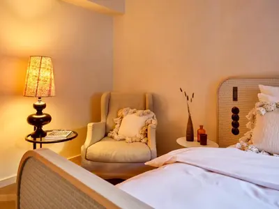 Ein Bett oder Betten in einem Zimmer der Unterkunft Platzl Hotel - Superior