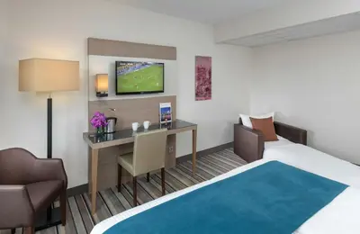 TV/Unterhaltungsangebot in der Unterkunft Leonardo Hotel Munich City Olympiapark