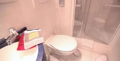 Ein Badezimmer in der Unterkunft Superior Hotel Präsident