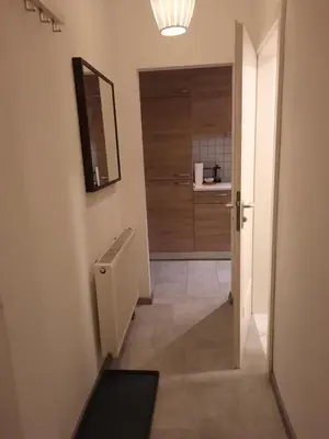 Küche/Küchenzeile in der Unterkunft Gemütliche Wohnung zentral Augsburg