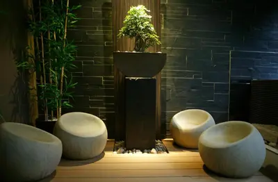 Ein Sitzbereich in der Unterkunft DER HEIDEHOF Conference & SPA Resort