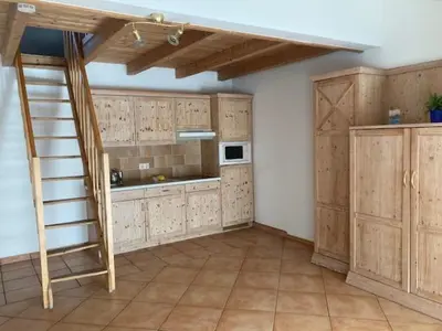Küche/Küchenzeile in der Unterkunft Appartementresidenz König Ludwig