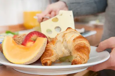Essen im Hotel oder in der Nähe