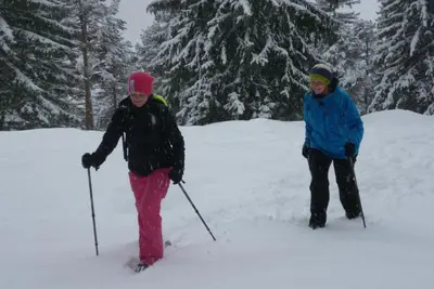 Outdoorhotel Jäger von Fall im Winter