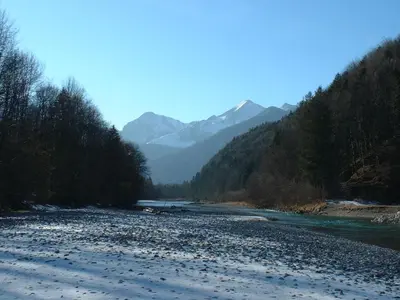 Naturlandschaft in der Nähe der Ferienwohnung