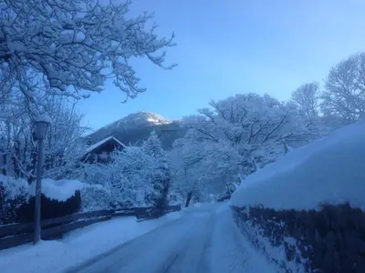Landhaus In der Au im Winter