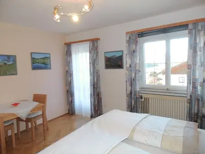 Ein Bett oder Betten in einem Zimmer der Unterkunft Landhaus In der Au