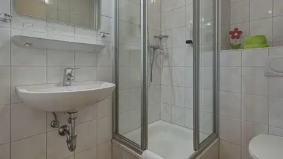 Ein Badezimmer in der Unterkunft Hotel Luitpold