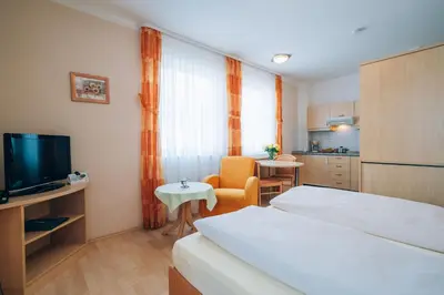 Küche/Küchenzeile in der Unterkunft Hotel Abenstal