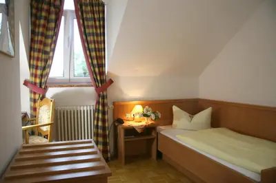 Ein Bett oder Betten in einem Zimmer der Unterkunft Hotel-Gasthof Eberherr