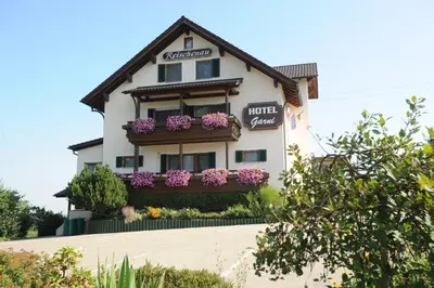 Das Gebäude in dem sich das Hotel befindet