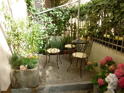 Ein Balkon oder eine Terrasse in der Unterkunft Hotel Hauser an der Universität