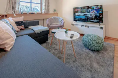 TV/Unterhaltungsangebot in der Unterkunft Ferienwohnung 