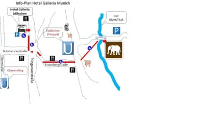 Grundriss der Unterkunft Hotel Galleria