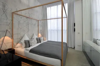 Ein Bett oder Betten in einem Zimmer der Unterkunft Luxury Omaruru-Design-Apartment Deluxe