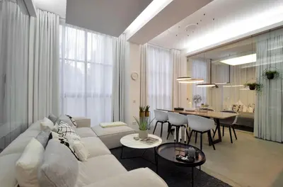 Ein Sitzbereich in der Unterkunft Luxury Omaruru-Design-Apartment Deluxe