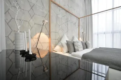 Ein Bett oder Betten in einem Zimmer der Unterkunft Luxury Omaruru-Design-Apartment Deluxe