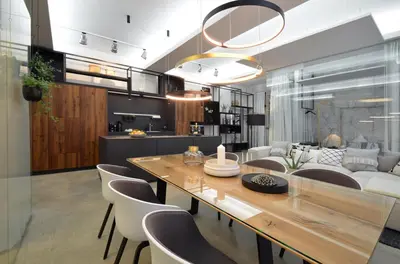 Küche/Küchenzeile in der Unterkunft Luxury Omaruru-Design-Apartment Deluxe