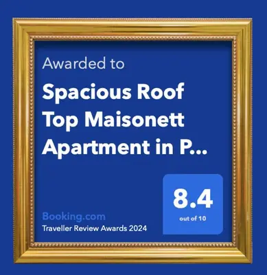 Ein Zertifikat, Auszeichnung, Logo oder anderes Dokument, das in der Unterkunft PRIEN Spacious Roof Top Maisonett Apartment at Lake Chiemsee ausgestellt ist