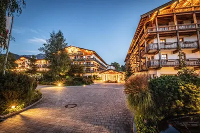 Das Gebäude in dem sich das Resort befindet