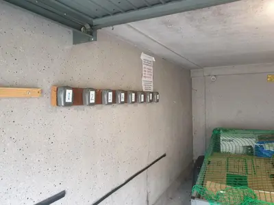 Ein Bett oder Betten in einem Zimmer der Unterkunft Schöne Wohnung zentral Dachau(20 min zum HBF München)