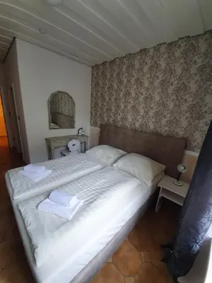 Ein Bett oder Betten in einem Zimmer der Unterkunft Pension Seibel