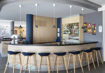 Lounge oder Bar in der Unterkunft Holiday Inn Express München Messe by IHG