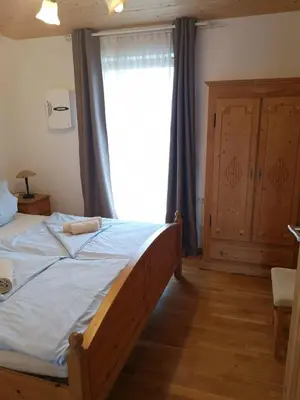 Ein Bett oder Betten in einem Zimmer der Unterkunft 1Austragshaus Andermichlhof