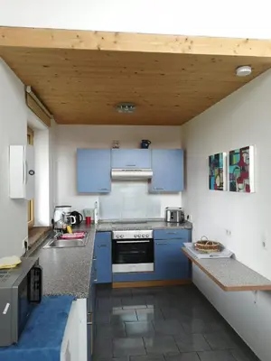 Küche/Küchenzeile in der Unterkunft 1Austragshaus Andermichlhof