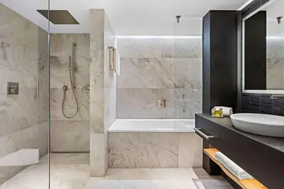 Ein Badezimmer in der Unterkunft Hilton Munich Airport