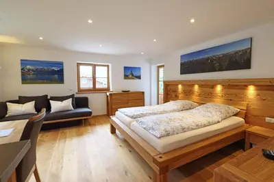 Ein Bett oder Betten in einem Zimmer der Unterkunft Ferienwohnung Haus Hörth