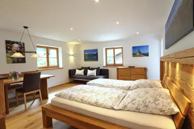 Ein Bett oder Betten in einem Zimmer der Unterkunft Ferienwohnung Haus Hörth
