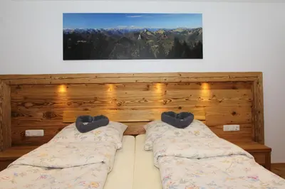 Ein Bett oder Betten in einem Zimmer der Unterkunft Ferienwohnung Haus Hörth