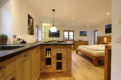 Ein Bett oder Betten in einem Zimmer der Unterkunft Ferienwohnung Haus Hörth