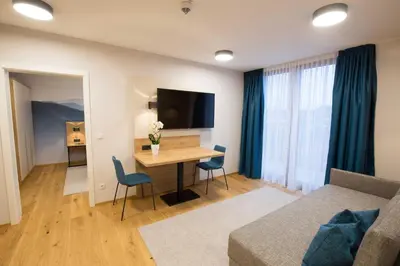 TV/Unterhaltungsangebot in der Unterkunft Leo Apartments Miesbach