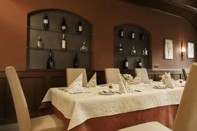 Getränke in der Unterkunft Landhotel Hallnberg