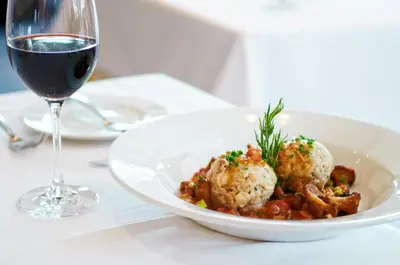 Essen im Hotel oder in der Nähe
