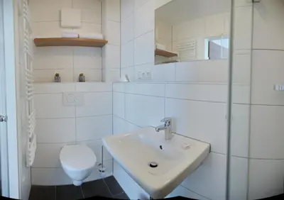 Ein Badezimmer in der Unterkunft Boardinghouse Jungwirth-Wohnzeit