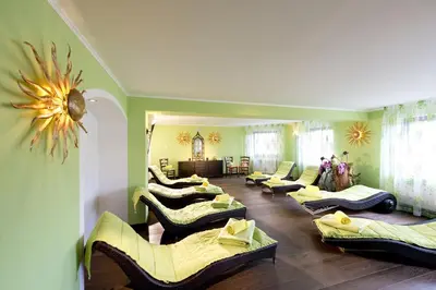 Ein Sitzbereich in der Unterkunft Schmelmer Hof Hotel & Resort