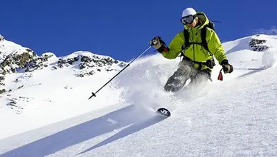 Skifahren im Hotel oder in der Nähe