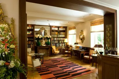 Ein Sitzbereich in der Unterkunft Boutique Hotel Splendid