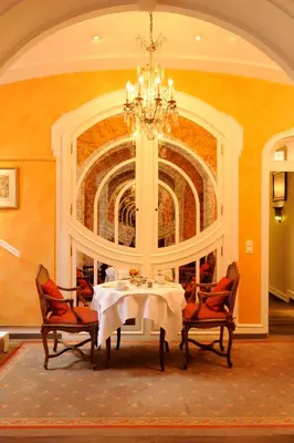 Ein Sitzbereich in der Unterkunft Boutique Hotel Splendid