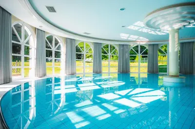 Der Swimmingpool an oder in der Nähe von Der Sonnenhof