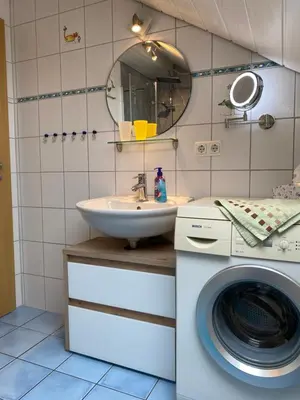Ein Badezimmer in der Unterkunft Drexl-Hof