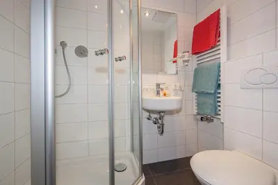 Ein Badezimmer in der Unterkunft Hotel Edelweiß