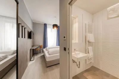 Ein Badezimmer in der Unterkunft Smart Stay Hotel Station