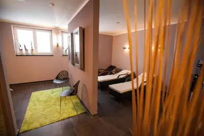 Ein Bett oder Betten in einem Zimmer der Unterkunft Amalienburg - Boutique & Boarding Hotel