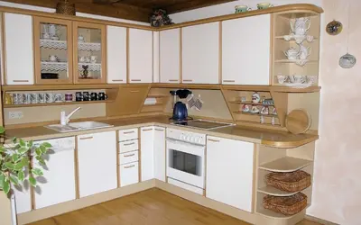 Küche/Küchenzeile in der Unterkunft Ferienwohnung Nr 3, Lechbruck-Prem, Allgäu