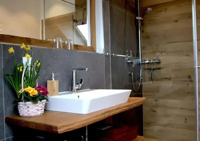 Ein Badezimmer in der Unterkunft Landhof Sedlmair